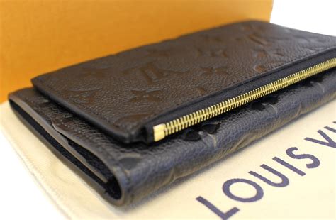 louis vuitton black empreinte wallet|louis vuitton monogram wallet.